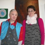 2011 IHC Art Award participants Paul Griffith and Cherie Mellsop are readying work for the competition next month