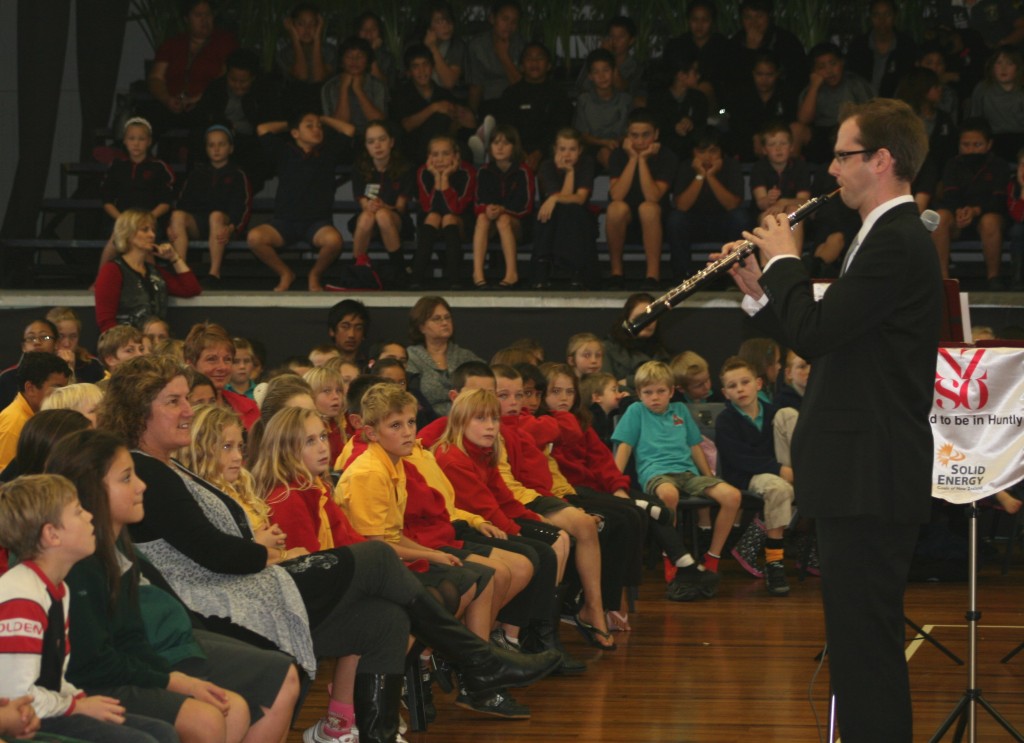 Peter Dykes on the oboe. 