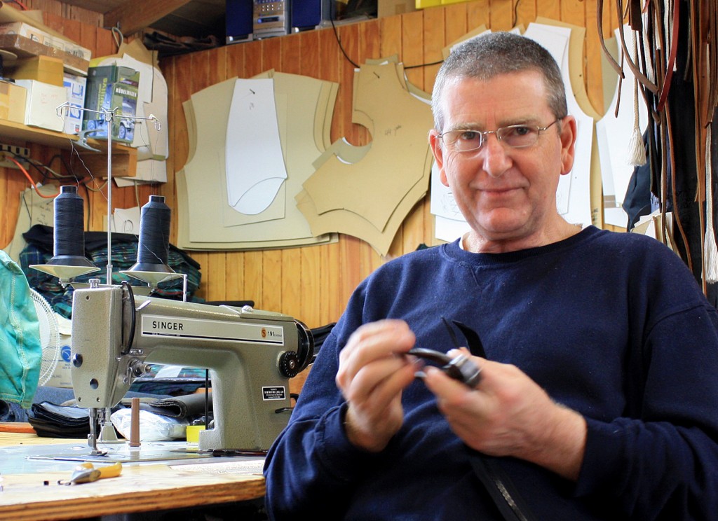 Terry Marshall sews up a storm