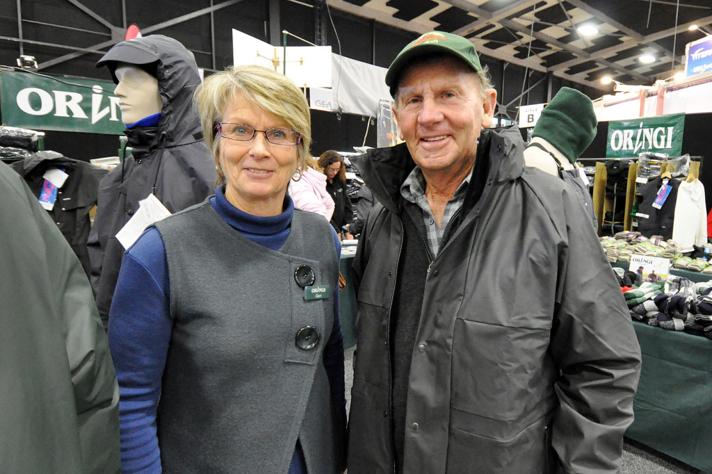 Gen and Chris Bousfield at Oringi on Fieldays