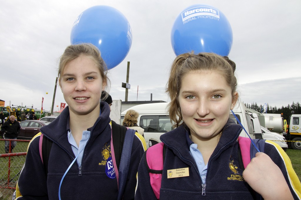 Tia Kendall and Jess Bishop their day out at Fieldays