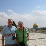 Martin and Lois Griffiths during travels in Israel and West Bank