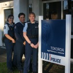 HITTING THE BEAT: New Tokoroa police officers are excited to be working in a small community. From left, Lania Day, Sheryl Fitzgerald and Katharine Lemmè