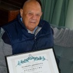 MEMORIES: Arthur Midwood recalls his time as a soldier during the Battle for Crete.