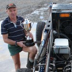 Job well done: Colin Meredith drove to second in the Taupo 1000.