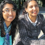 Taking the pulse: Shastika, 18 and mum Renuka are now in their third year of study