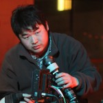 High hopes: Cinematographer Sam Li, centre, and focus puller Joel Comer hope their film will make it to overseas festivals. Picture: supplied.