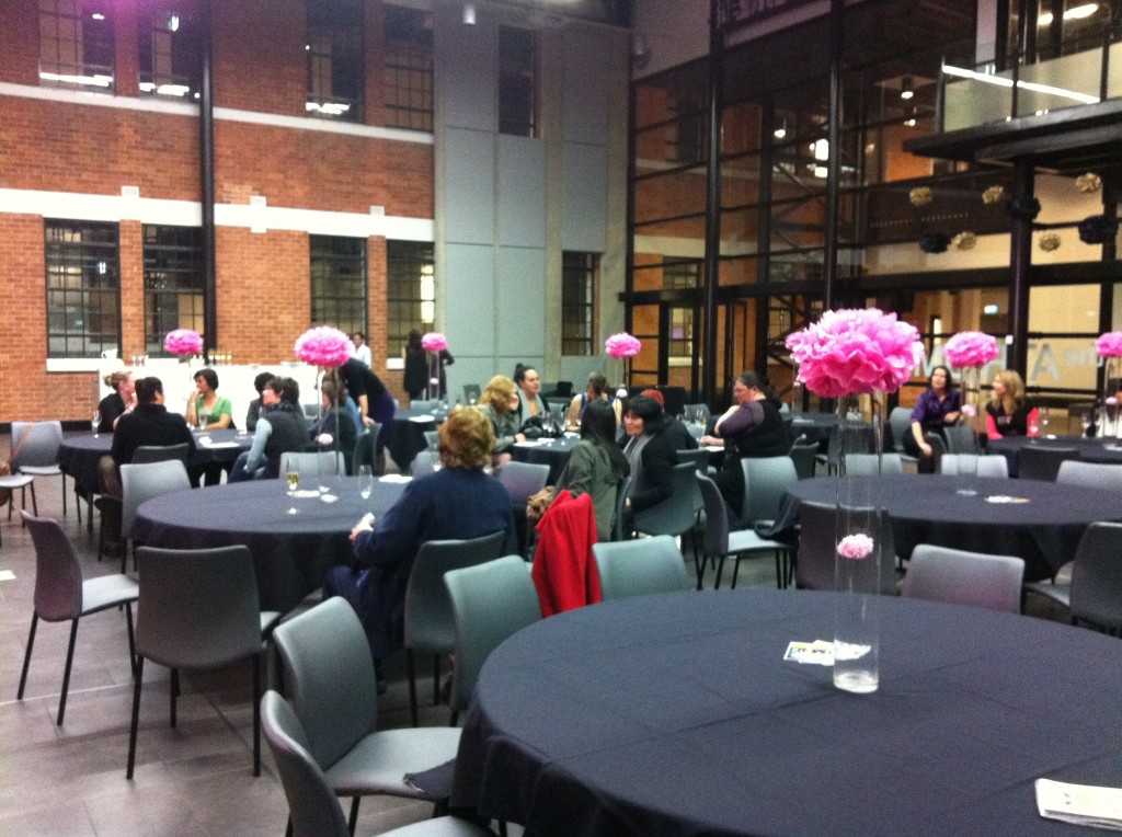 About 25 students attended the first women-only Schmooze to discuss career paths recently