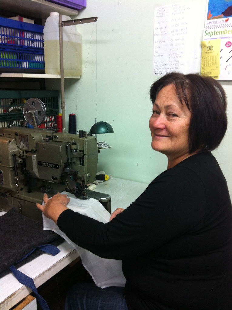 Sewing on: Dot Hunter has reopened her business after losing everything to a tsunamisewing Sewing on: Dot Hunter has reopened her business after losing everything to a tsunami