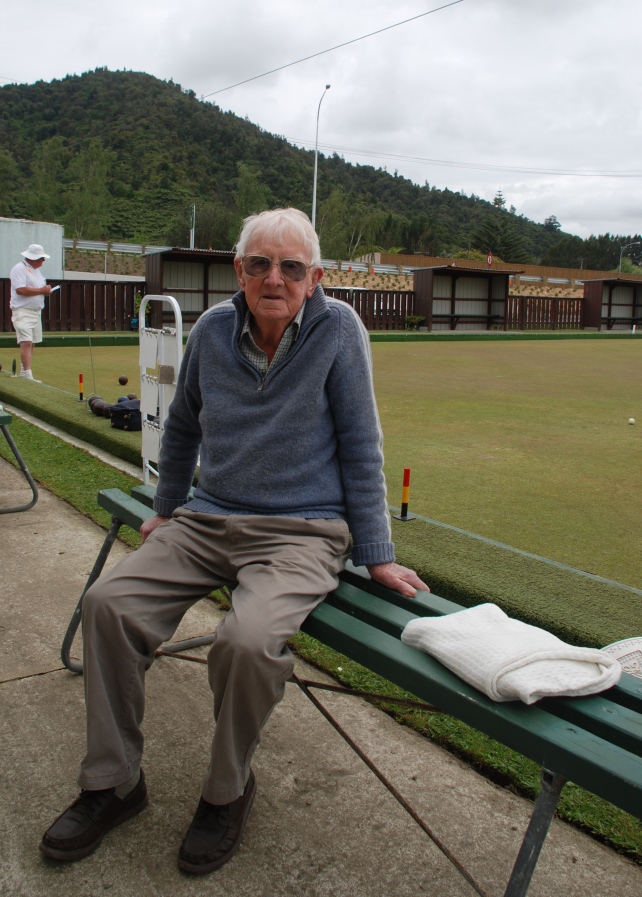 Good life: Geoff Howlett still plays a full bowls season at Taupiri. Good life: Geoff Howlett still plays a full bowls season at Taupiri.
