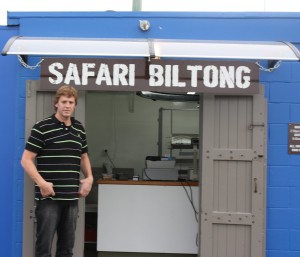 Wykie Etsebeth outside his store on Tramway Road. Photo by Kim Laubscher