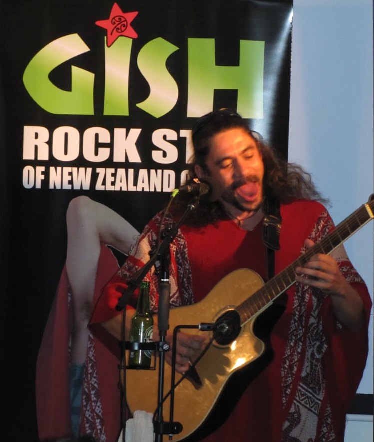 Gish rocks the crowd in Te Aroha. Photo: Corey Banner