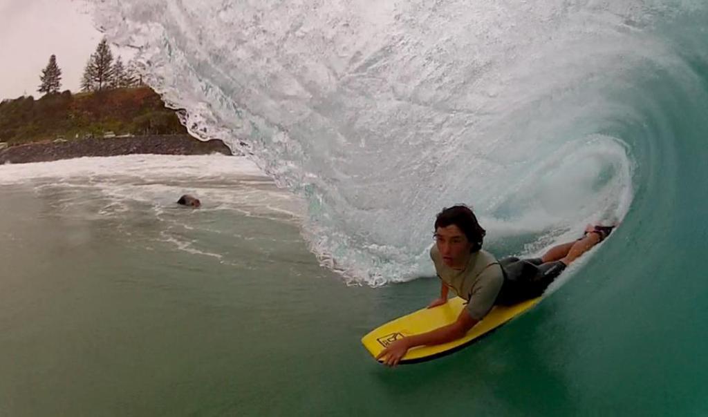 William Nepia-Murray carves up the surf on the Gold Coast Photo: Supplied