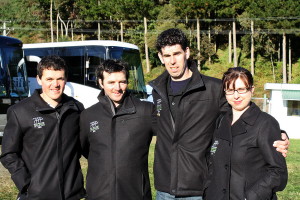 Canterbury award winners ready for the Fieldays. (From left) Nathan Christian, Mick O’Connor, Enda Hawe, Sarah Hawe. 