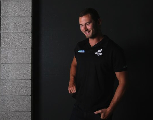 Rower Michael Arms proudly wears the silver fern at the London Olympics. Photo: Olympic.org.nz