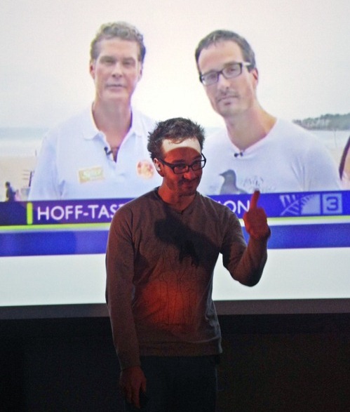 Me and the Hoff: David Farrier shows where journalism can take you. 