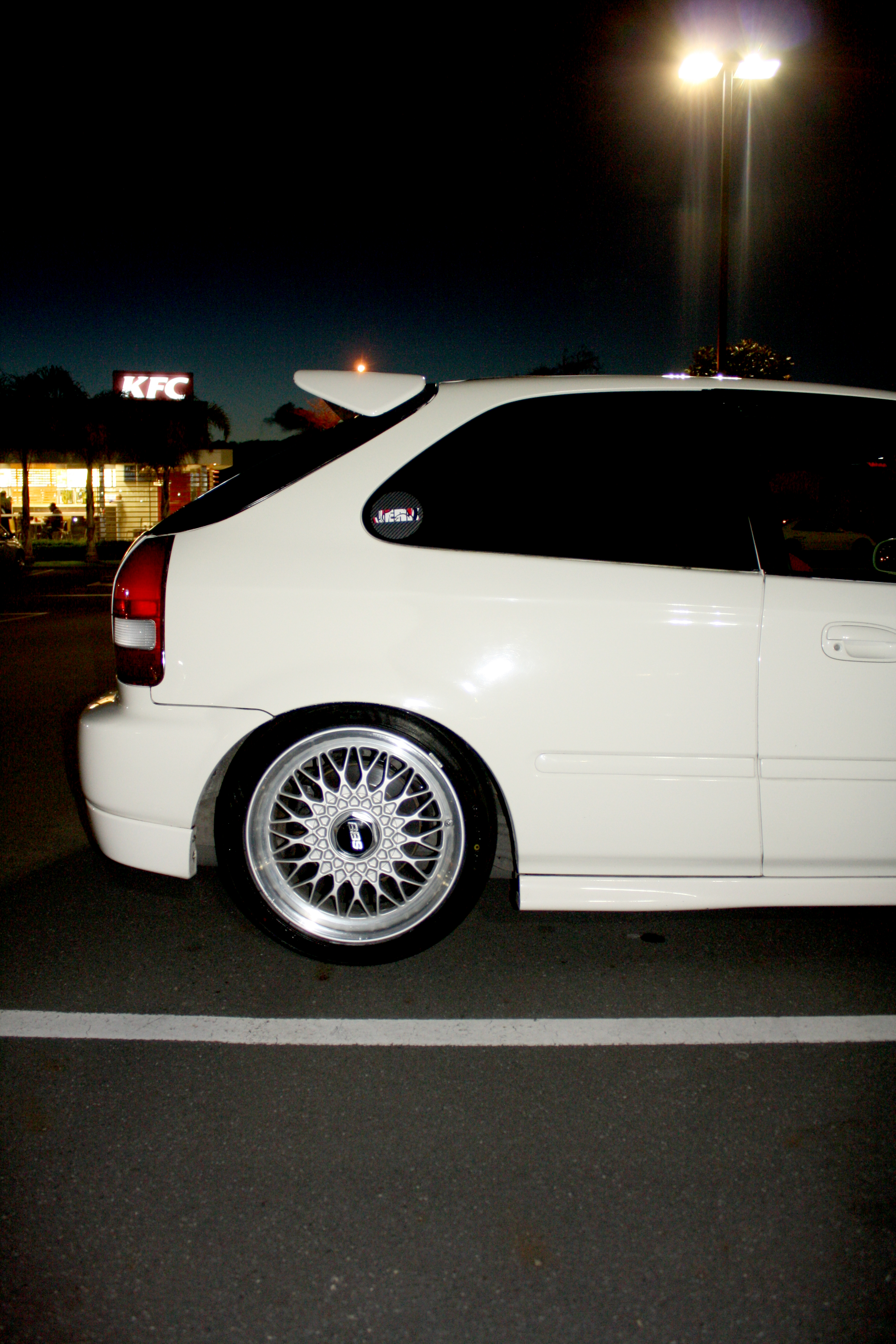 This car knows how to show off its stance. Photo: Daniel Whitfield