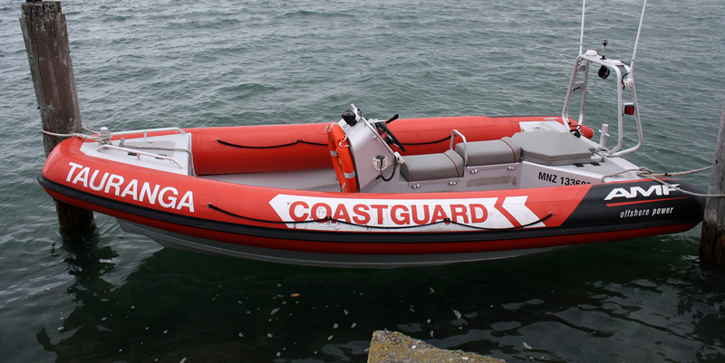 Tauranga Coastguard's secondary rescue vessel Rescue 2.