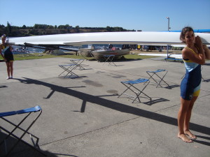 SUCCESS: The under 18 double sculls came in first over the weekend. Photo: Sophie Iremonger