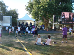 RELAY FOR LIFE: Band supports those in the relay as they walk the track