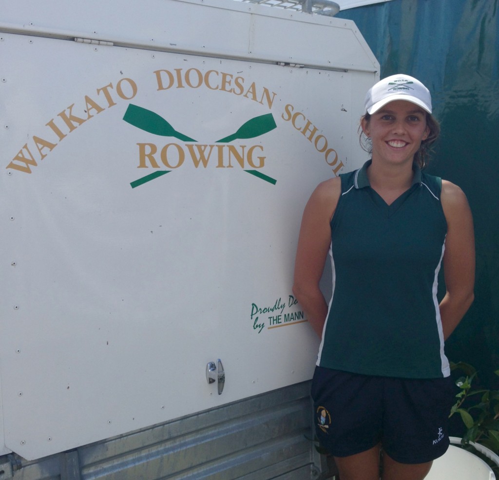 GOOD CHANGE: Novice rower Jordyn Crouch is on form at the Maadi Regatta after a switch in sports. Photo: Olivia Johnstone