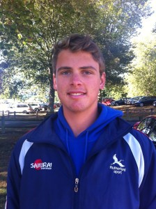 <b>READY TO ROW:</b> Thomas Gilmour gets ready for racing this afternoon. Photo by: Candice Jones