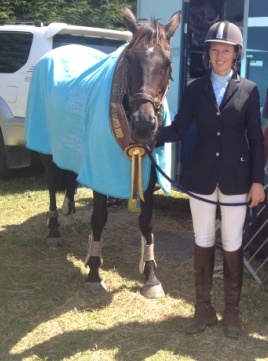 A LEAP AHEAD: Harwood and Ivy after their win at the North Island champs. A LEAP AHEAD: Harwood and Ivy after their win at the North Island champs.