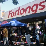 CONFRONTING CONFLICT: Frankton Market operates outside Forlongs as court battle approaches. Photo: Sharn Roberts