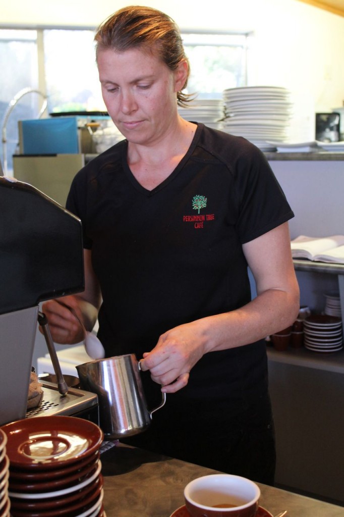 COUNTRY CUISINE: Michele Knot runs the Persimmon Tree Café in Pirongia. Photo: Candice Jones