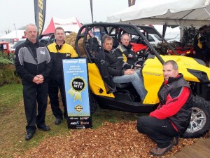 WINNERS: The Can Am team pose on their prize-winning display Photo:Cheryl Ward  