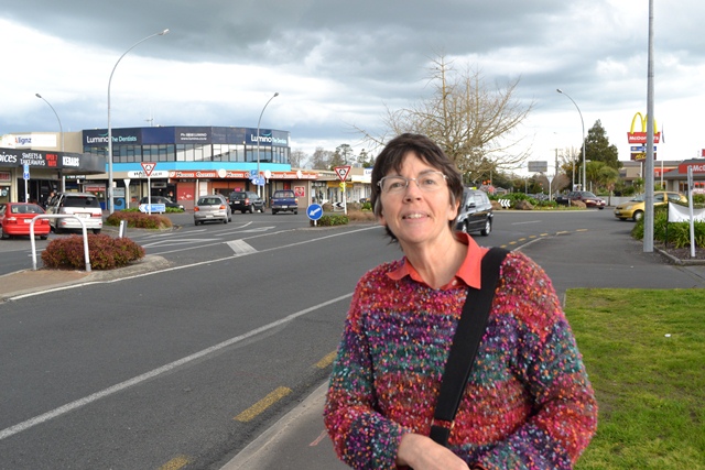 CROSSING: Judy MacDonald wants a safer city for non-motorists