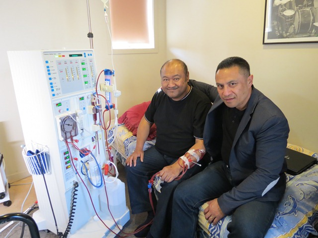 BROTHERLY LOVE:  David Laumatia will donate one of his kidneys to big brother Allan this week and is calling on others to become organ donors.