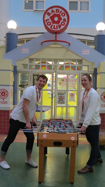 VOLUNTEER FUN:  Blair Walker and Renee Bayer enjoy their time at Radio Lollipop and are calling on others to join them as volunteers.