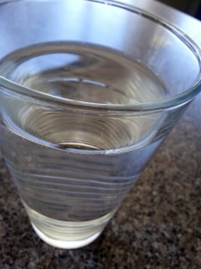 Glass of water