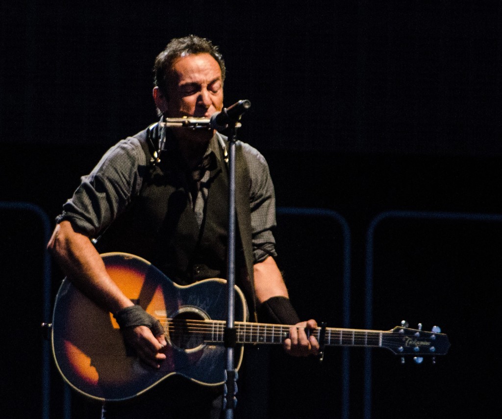 Bruce Springsteen performs at Mt Smart Stadium, Auckland. Photo: Brad Roberts