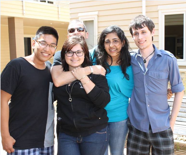 Chantel Strydom (second from left) with fellow participants from the canteen workshop