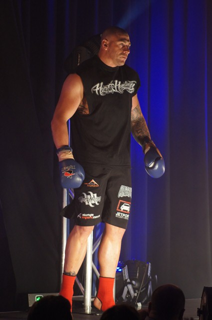 Australian superweight world champion Andre “The Giant” Meunier. 