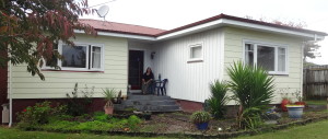 Lisa Manaia's smoking area is visible from the road which makes it prime opportunity for butt thieves.