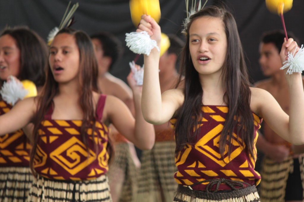 Peachgrove Intermediate's poi was fluid and graceful. Photo: Jason Renes