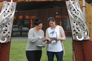 INSPIRATIONAL SUCCESS: Donna-Lee Biddle and Kahurangi Waititi look forward to the growth of Te Kete Kōrero