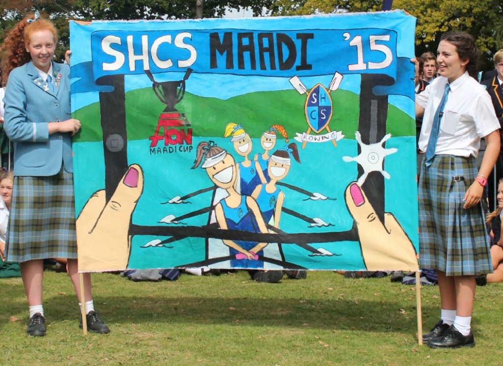 BANNER WINNERS: St. Hildas Collegiate School's Maadi banner.