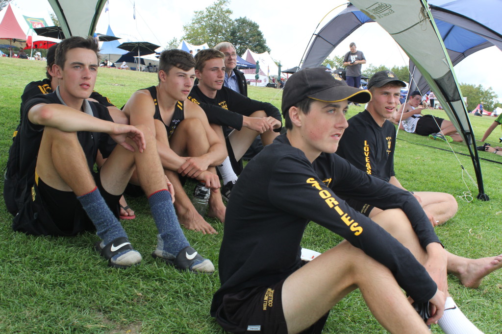 WELLINGTON COLLEGE: The boys are looking out for their squad racing. Photo: Dasha Kuprienko  