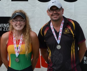 FATHER & DAUGHTER: Scott Wilson with his daughter Jaimie Wilson. Photo by: Katie Damsteegt 