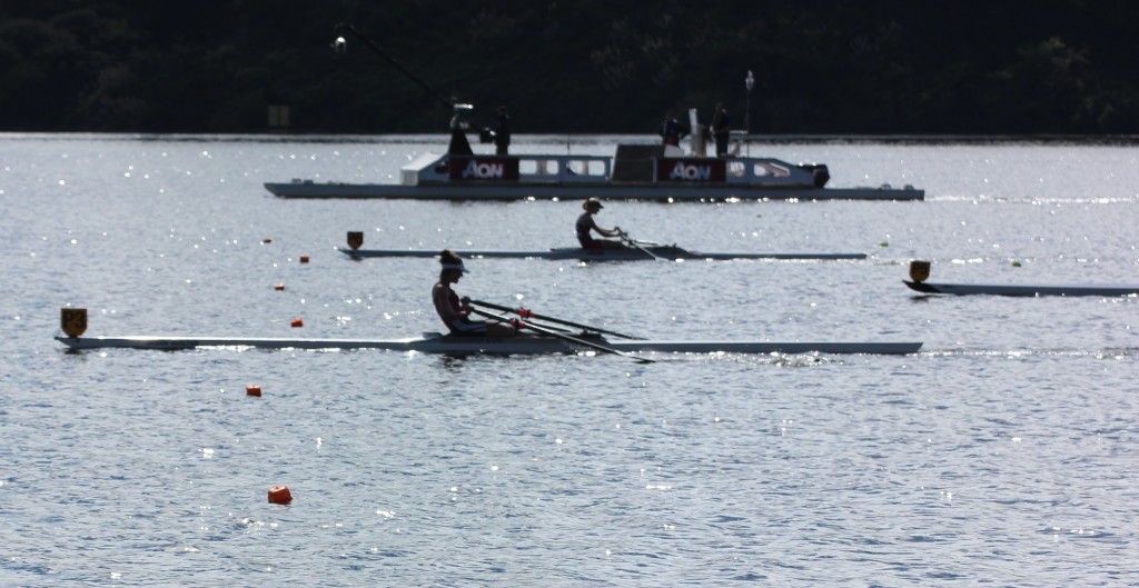 PHOTO FINISH: Georgia Keech takes the silver in a close finish. Photo: Christopher Reive