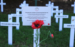 LEST WE FORGET: Rhode Street School held a special ceremony to commemorate the 100 year anniversary of the ANZAC troops landing at Galipoli. Photo: Christopher Reive.