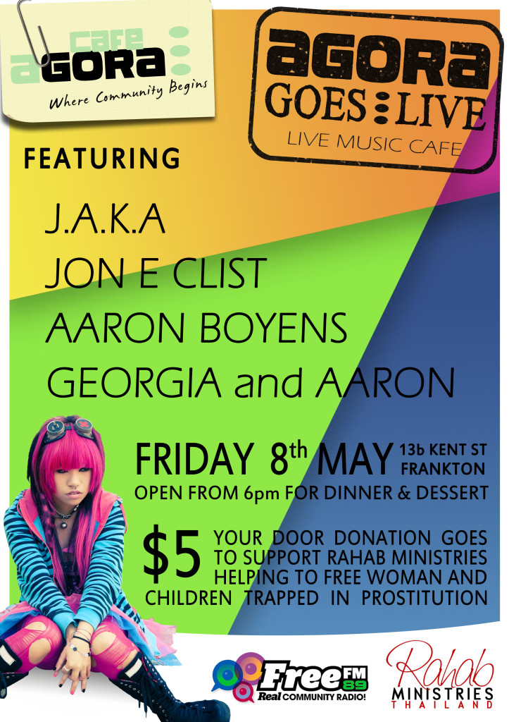 AGORA GOES LIVE: Café Agora will host a night of live music with proceeds going to charity. Photo: Supplied