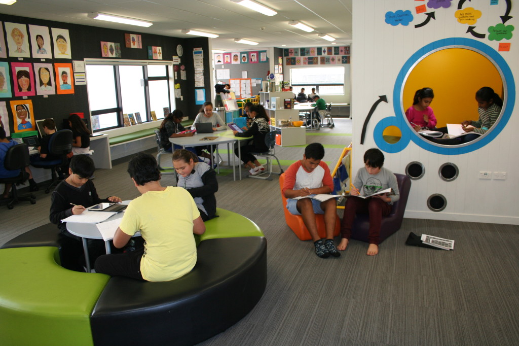 LOTS OF LEARNING:Making the most of their space with interactive learning. Photo: Supplied.