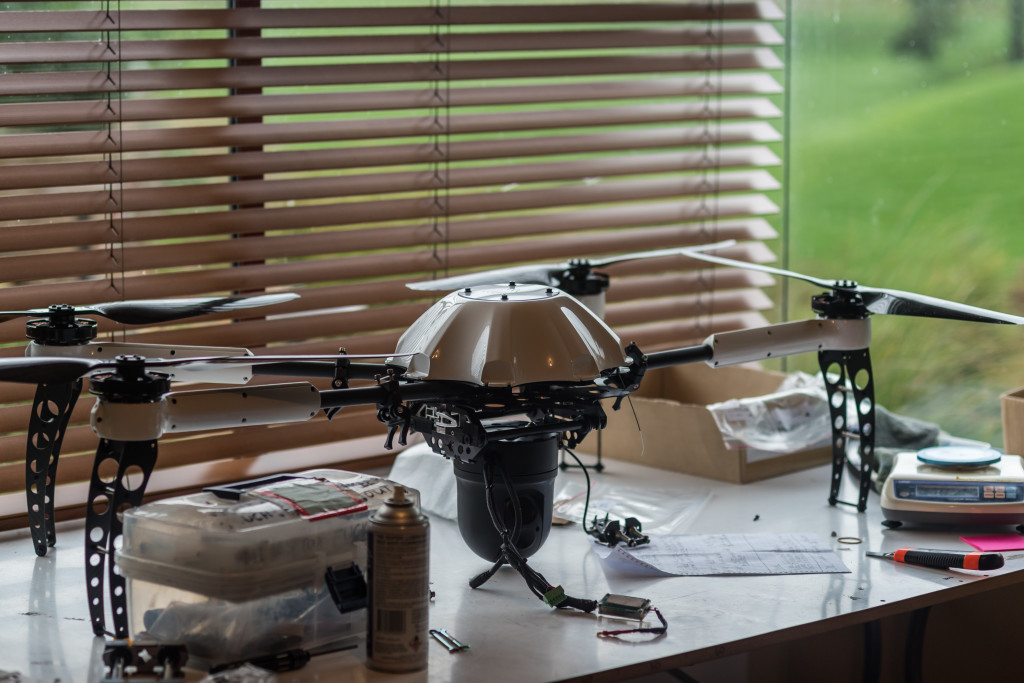 Ready to fly: The drone that overcomes the high profile challenges. Photo: Angus Templeton