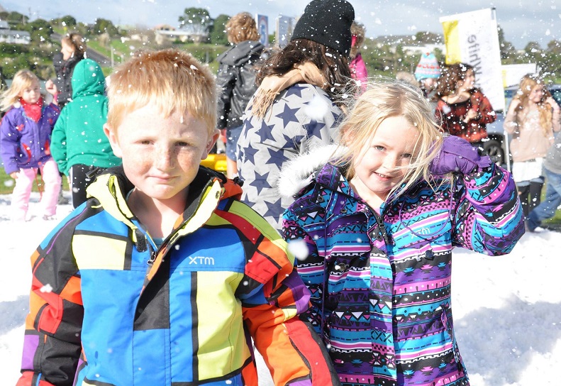 LET IT SNOW: Children enjoyed the winter fun at last years event. Photo: Supplied