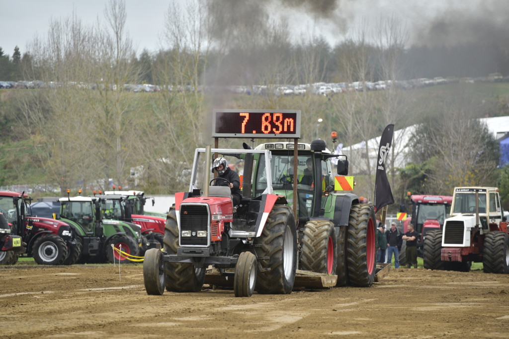 Tractors competing in the new arena. Photo: McClunie Jordan